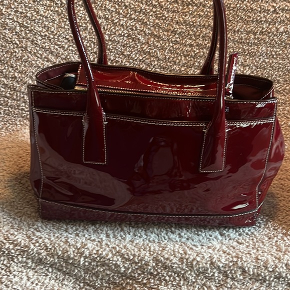 Red Coach purse - Picture 3 of 7